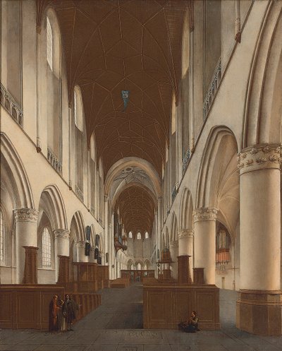 La chiesa di San Bavone a Haarlem da Isaac van Nickele