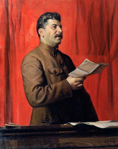 Ritratto di Joseph Stalin da Isaak Israilevich Brodsky