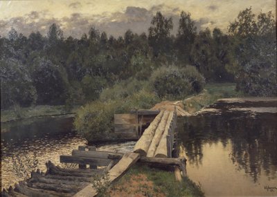 Alla bassa marea, 1892 da Isaak Ilyich Levitan