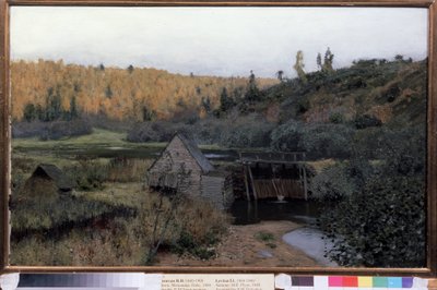 Autunno. Mulino. Plios (Russia) da Isaak Ilyich Levitan