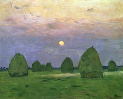 Covoni al crepuscolo, 1899 da Isaak Ilyich Levitan