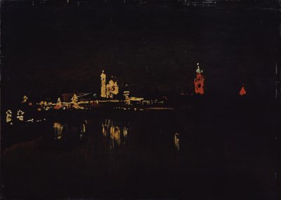 Illuminazione del Cremlino di Mosca, 1896 da Isaak Ilyich Levitan