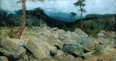 Nelle montagne della Crimea, 1886 da Isaak Ilyich Levitan
