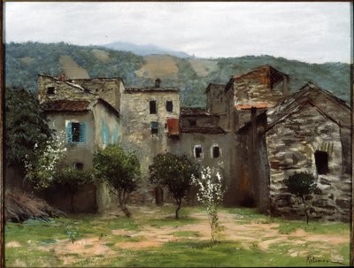 Vicino a Bordighera, nel nord Italia da Isaak Ilyich Levitan