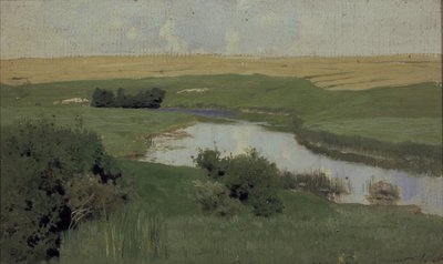 Piccolo fiume Istra, 1885-1886 da Isaak Ilyich Levitan