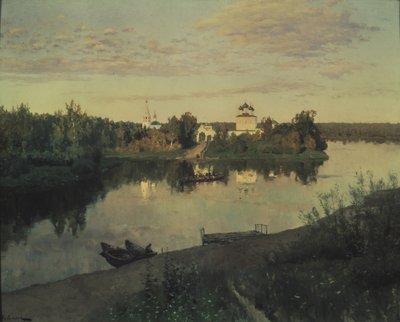 Il suono della sera, 1892 da Isaak Ilyich Levitan