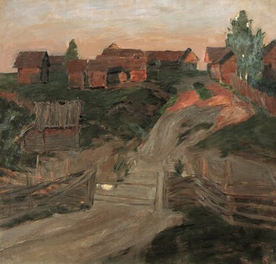 Gli ultimi raggi del sole, 1899 da Isaak Ilyich Levitan