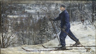 Kliment Voroshilov sciando da Isaak Israilevich Brodsky