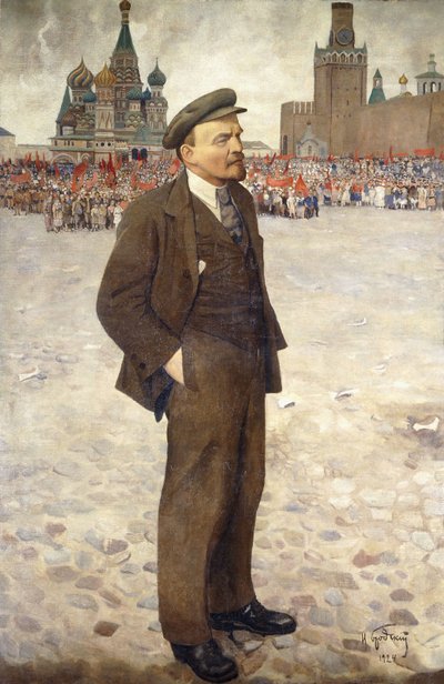 Lenin in Piazza Rossa da Isaak Israilevich Brodsky