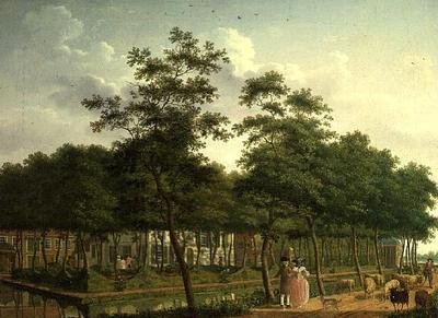 Passeggiata elegante da Isaac Ouwater