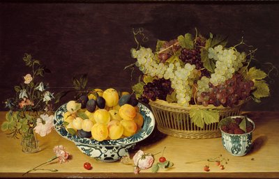 Natura morta di frutta e fiori, ca. 1620-1640 da Isaak Soreau