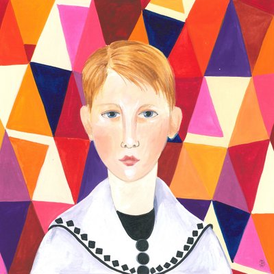 Ritratto geometrico da Isabelle Brent
