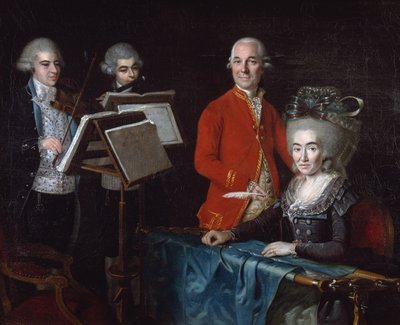 Gruppo familiare, 1781 da Isabelle Pinson