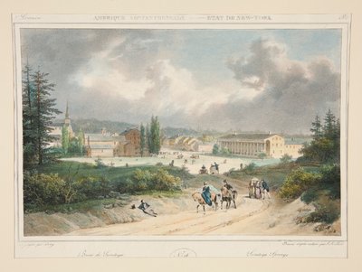 America Settentrionale - Stato di New York. No. 18, pl.2 da Isidore Laurent Deroy