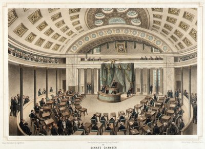 Washington - Camera del Senato da Isidore Laurent Deroy