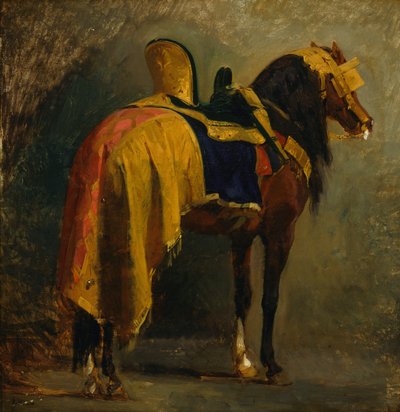 Cavallo con gualdrappa da Isidore Pils