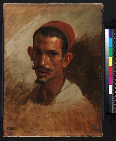 Studio per la testa di un giovane arabo da Isidore Pils