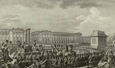 Esecuzione di Luigi XVI da Isidore Stanislas Helman