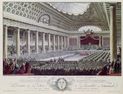 Apertura degli Stati Generali a Versailles, 5 maggio 1789 da Isidore Stanislas Helman