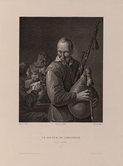 Il Suonatore di Cornamusa da Isidore Stanislas Helman