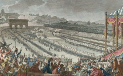 La festa della Federazione da Isidore Stanislas Helman
