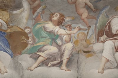 Angeli, angeli musicisti e putti, (dettaglio) da Isidoro Bianchi