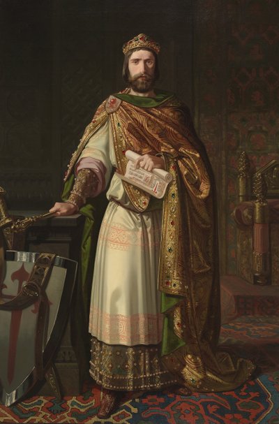 Re Ferdinando II di León, 1850 da Isidoro Lozano
