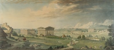 Veduta di Paestum da Isidro González Velázquez