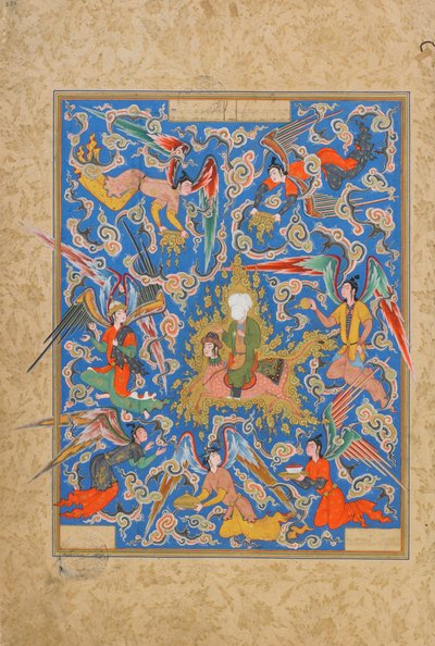 Foglio da un Haft Awrang (Sette Troni) di Jami (m.1492) probabilmente Mashad, Khurasan, Iran, Periodo Safavide, 1556-65 da Islamic School