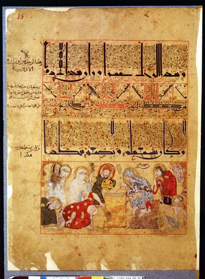 Ms. Arabe 2964 fol.15 da Trattato di Theriac dopo Galeno, 1217 da Islamic School