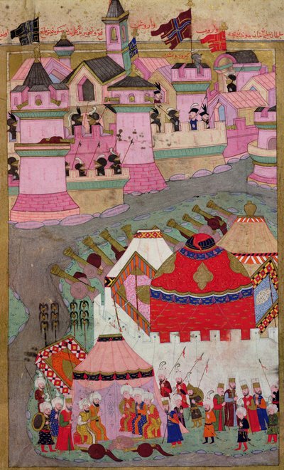 Assedio di Vienna da parte di Solimano I (1494-1566) il Magnifico, nel 1529, da 