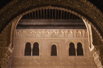 Vista del palazzo dal patio de Mexuar da Islamic School