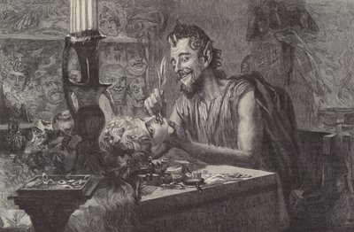 Der Teufel Schafft Masken da Ismael after Gentz