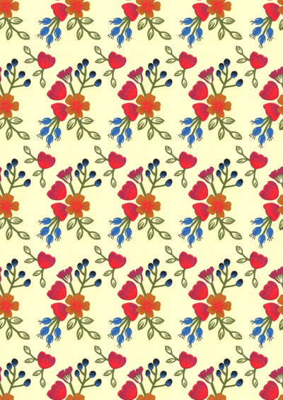 Stampa Flora, 2015 (carta tagliata) da Isobel Barber