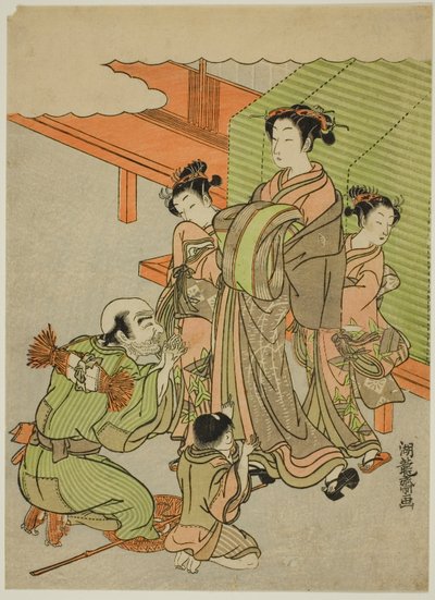 Mendicanti da Isoda Koryusai