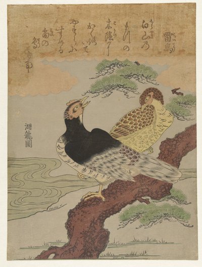 Uccelli del tuono da Isoda Koryusai