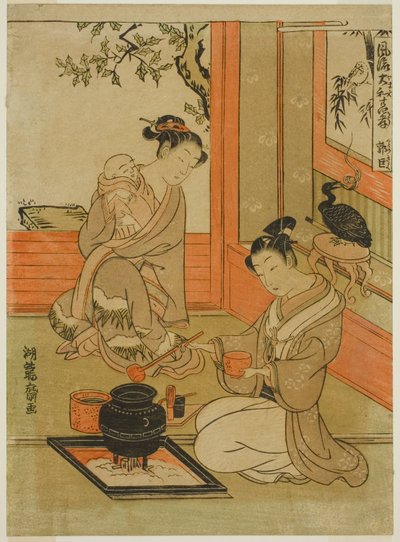 Kakkyo (in cinese: Guo Ju), dalla serie "Versioni giapponesi alla moda dei ventiquattro paragoni della pietà filiale (Furyu Yamato nijushiko)". da Isoda Koryusai