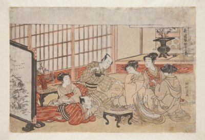 N. 1, Una festa nello Yoshiwara da Isoda Koryusai