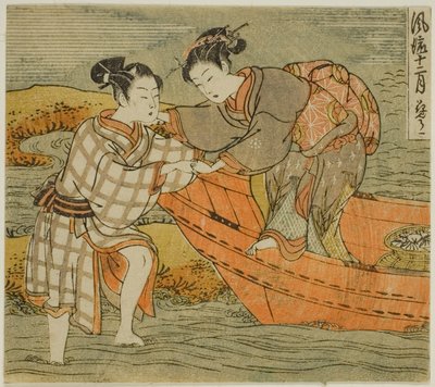 Il terzo mese, dalla serie "I dodici mesi alla moda" da Isoda Koryusai