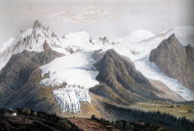 Massiccio del Monte Bianco da Isodore Laurent Deroy