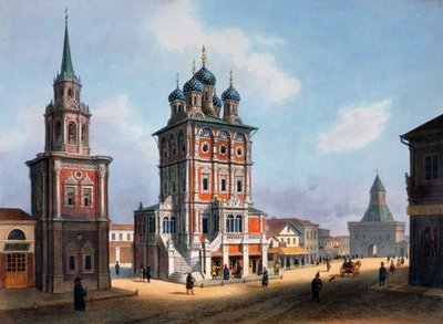 Chiesa di San Nicola in via Ilynka a Mosca, 1840 da Isodore Laurent Deroy
