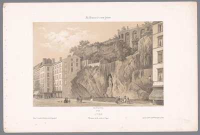 Veduta della statua di Johannes Kleberger a Lione da Isodore Laurent Deroy