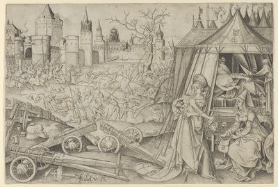 Giuditta con la testa di Oloferne da Israhel van Meckenem