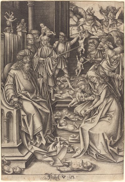 Massacro degli Innocenti, c. 1490-1500 da Israhel van Meckenem