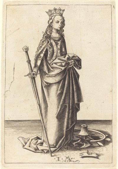 Santa Caterina da Israhel van Meckenem