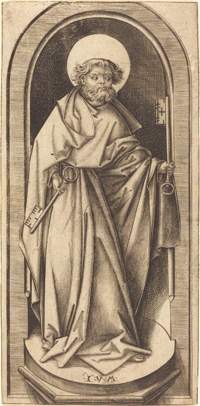 San Pietro, ca. 1490-1503 da Israhel van Meckenem