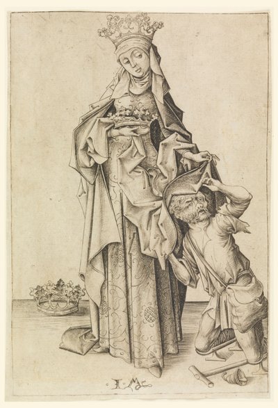Santa Elisabetta da Israhel van Meckenem