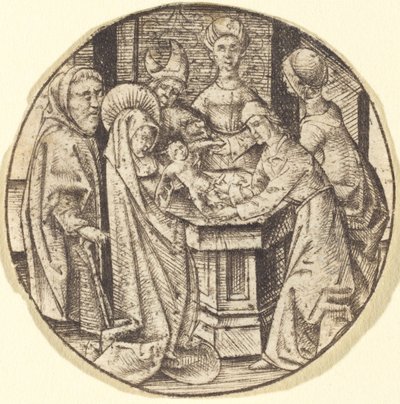 La Circoncisione, c. 1470-1480 da Israhel van Meckenem