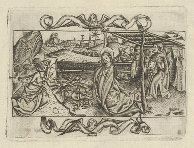 La Natività da Israhel van Meckenem
