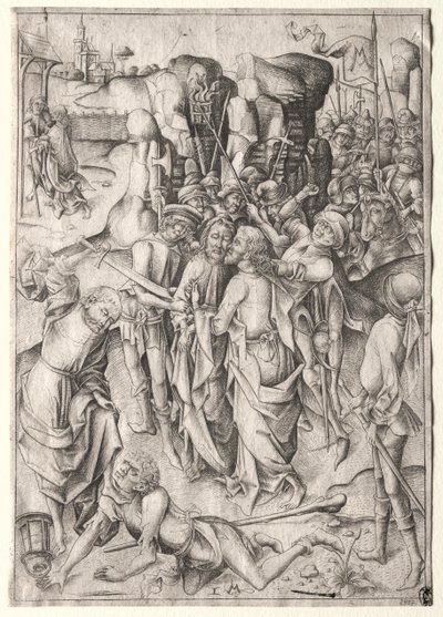 La Passione: Cristo Catturato da Israhel van Meckenem